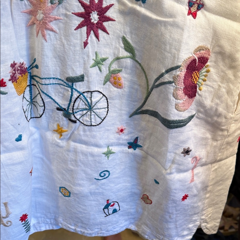 Johnny Was Dress with Detailed Unique Embroidery XL - Picture 6 of 13